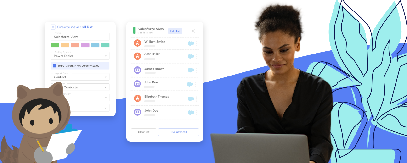 How to create a call list in Salesforce Sales Engagement [Former High Velocity Sales]